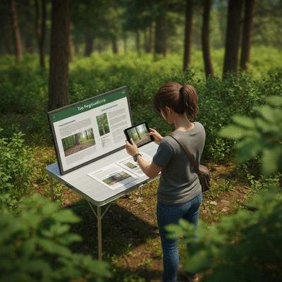 User assessing tree removal regulations