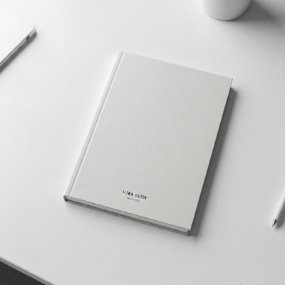 Digital guide or eBook mockup